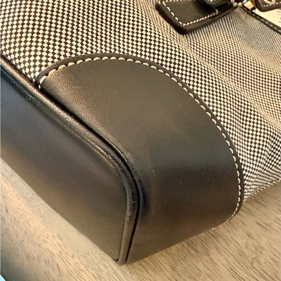 Vintage Coach Hampton Collection Mini Canvas Leather Handbag - Picture 8 of 11